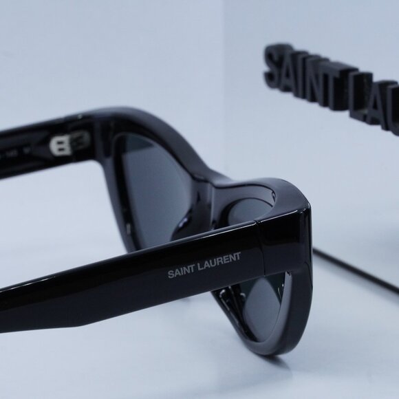 FINAL PRICE NEW SAINT LAURENT SL676 001 BLACK SUNGLASSES - Picture 4 of 9